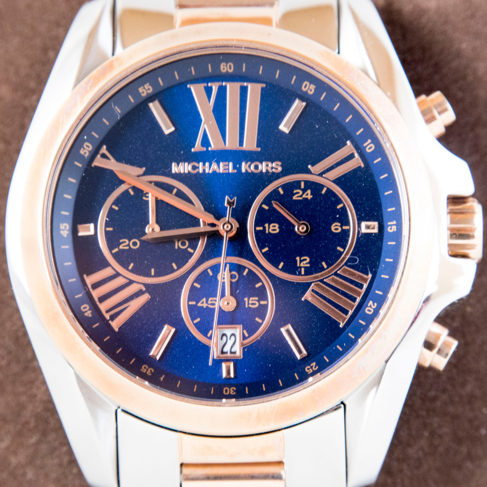 Brand new blue face Michael Kors Bradshaw watch - Picture 2 of 5
